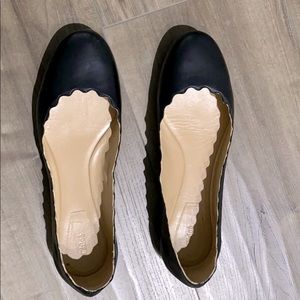 Chloe Black Flats  Size 37 Black